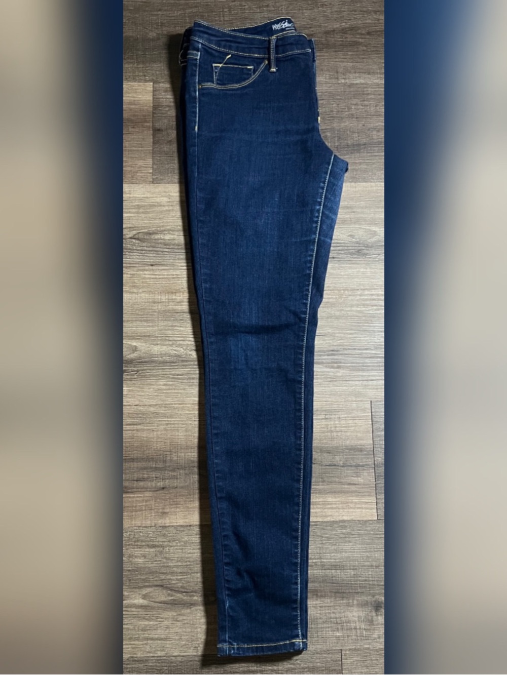 Women’s Size 10/30L Mossimo Mid-Rise Dark Denim Jegging - Picture 3 of 8